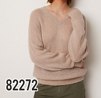 82272 Свитера тонкие жен КРЕМ Дубай. кг 82272 Свитера тонкие жен КРЕМ Дубай. кг